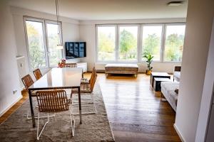 Posezení v ubytování Ferienwohnung Auerose