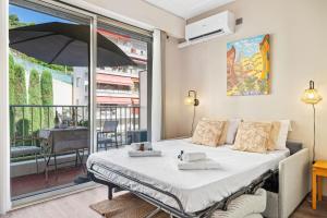 Μπαλκόνι ή βεράντα στο LA PLAGE - Studio - Face à la Mer - Climatisation