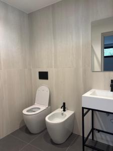 Koupelna v ubytování Agape Dimora