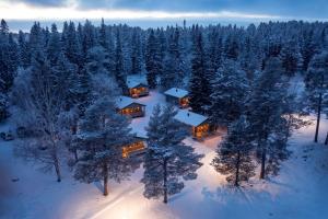 Brändön Lodge Full Service cabin v zimě