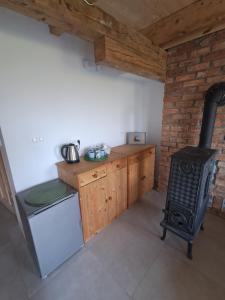 Kuchyň nebo kuchyňský kout v ubytování Mierki66 + 19 fotografií