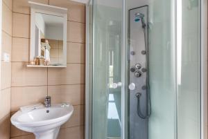 Koupelna v ubytování Podere Villa Olmo