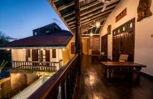 Ban công/sân hiên tại Galle Manor Boutique Villa