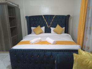 Postel nebo postele na pokoji v ubytování Flomark