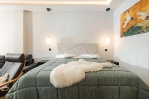 Postel nebo postele na pokoji v ubytování VORAS 180° VIEW