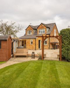 Bygningen som feriehuset ligger i