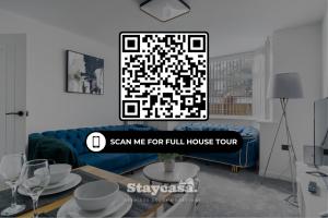 Χώρος καθιστικού στο Spacious 4-bed Home Near Didsbury +5 φωτογραφίες