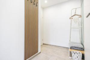 a room with a closet with a ladder at Modern & Air condition 5BR, Near Danube River in Krems an der Donau +71 photos