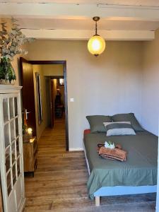 Postel nebo postele na pokoji v ubytování Magnifique Duplex au coeur de Cargèse