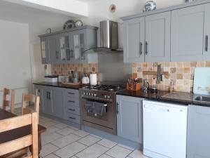 Kuchyň nebo kuchyňský kout v ubytování Loop Head Lodge Carrigaholt