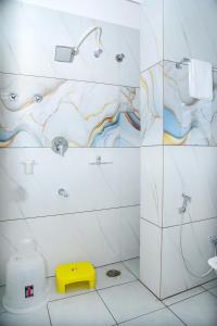 Koupelna v ubytování Hotel Dream Palace