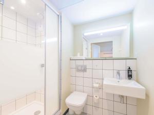 Koupelna v ubytování Ibis Budget La Rochelle Puilboreau + 74 fotografií