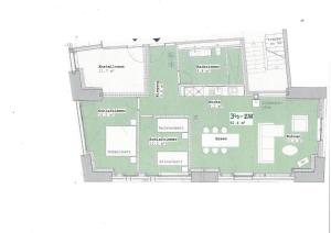 a floor plan of a house at Biala Biobergün in Bergün