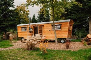 Κήπος έξω από το Modernes Tiny House Im Oldenburger Münsterland