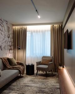 Posezení v ubytování Hotel Savior