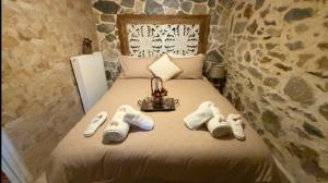 Kuchyň nebo kuchyňský kout v ubytování STONE of KAMARIZA