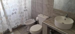 Koupelna v ubytování calido descanso + 2 fotografie