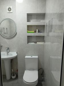 Koupelna v ubytování Sweet home + 8 fotografií