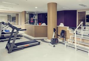 Fitness centrum a/nebo fitness zařízení v ubytování Loft dentro do Hotel