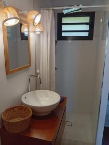 Koupelna v ubytování farniente et detente + 25 fotografií