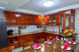 Kuchyň nebo kuchyňský kout v ubytování Hillside Villa Sapa