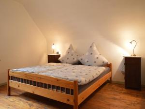 Postel nebo postele na pokoji v ubytování Neuendorf Elegant Nature Stay