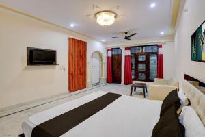 Μια τηλεόραση ή/και κέντρο ψυχαγωγίας στο Hotel O Moon Light