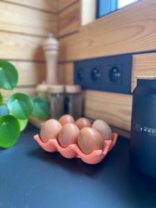 Možnosti snídaně pro hosty v ubytování Tinyhouse au coeur d'un vignoble + 22 fotografií