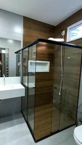 Et badeværelse på Casa Conforto