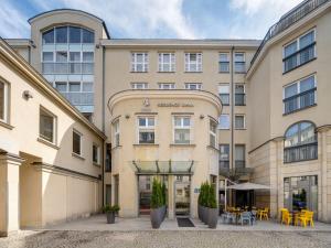 Budova, kde se aparthotel nachází