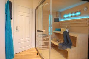 Koupelna v ubytování Landhuus an´n Peerhamm