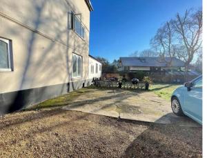 Bygningen som lejligheden ligger i