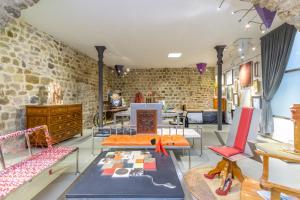 Posezení v ubytování Kel Domènech Luxury Apartment