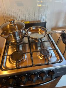 Η κουζίνα ή μικρή κουζίνα στο Cabañas BERGHAUS