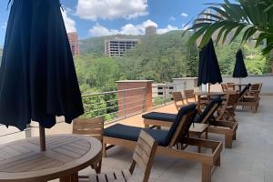 Nespecifikovaný výhled na hory nebo výhled na hory při pohledu z apartmánu