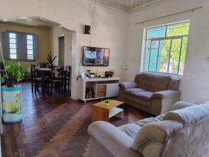 TV a/nebo společenská místnost v ubytování Hospedagem Becker