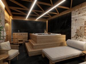 Posezení v ubytování Aparthotel Białka SKI, Odkryj-Bialke