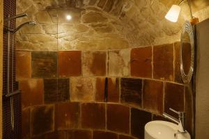 Koupelna v ubytování Casa con chimenea y vista al valle - Cal Valeriet