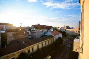 Pogled na destinaciju Beograd ili pogled na grad iz apartmana