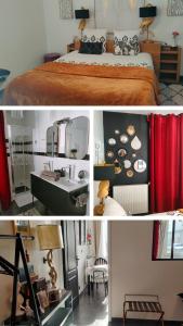 Kuchyň nebo kuchyňský kout v ubytování Maison La Suite 27