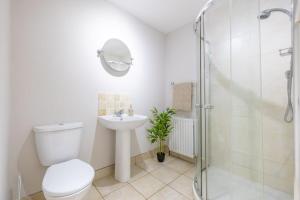 Ένα μπάνιο στο Cosy apartment in the heart of ballyclare