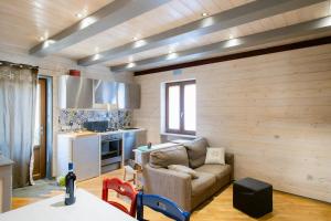 Η κουζίνα ή μικρή κουζίνα στο Casa Bianca, Natura e Relax