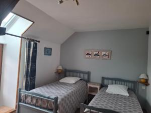 Postel nebo postele na pokoji v ubytování La croix d'asquins