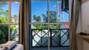 Balkón nebo terasa v ubytování Buceo Inn Mathiveri