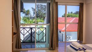 Balkón nebo terasa v ubytování Buceo Inn Mathiveri