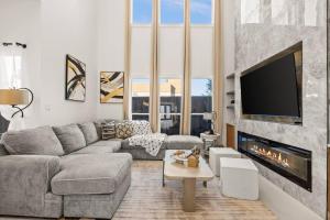 Posezení v ubytování Festive Villa in Richardson/Dallas