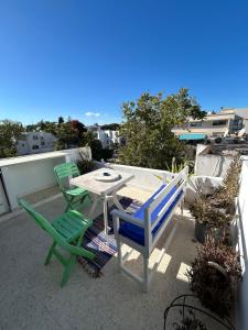 Un balcón o terraza en Lovely apartment in La Marsa