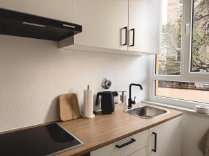 Η κουζίνα ή μικρή κουζίνα στο Casa Lia - Altbaucharme meets Boho Style Apartment