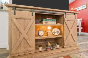 Køkken eller tekøkken på The Ruby 1BD AT and T Walkable