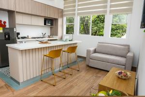 Kuchyň nebo kuchyňský kout v ubytování Casa del Viento 302